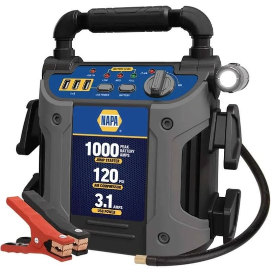 napa-1000-peak-battery-amps-jump-starter-w-120psi-air-compressor-3-1a-usb-power-and-led-light-1