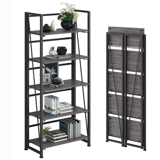no-assembly-folding-bookshelf-storage-shelves-5-tiersadamsbargianshop-1