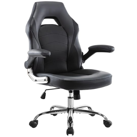 office-chair-gaming-chair-ergonomic-desk-chair-computer-chair-pu-leather-grey-1