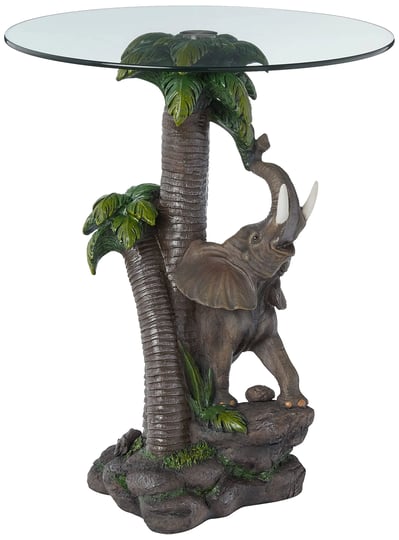ok-lighting-animal-24-h-glass-top-color-sculpture-end-table-elephant-1