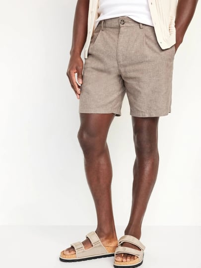 old-navy-mens-slim-linen-blend-chino-shorts-7-inch-inseam-size-40w-1