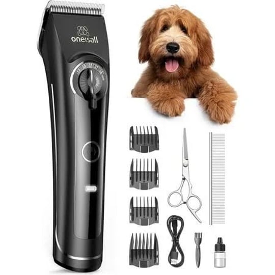 oneisall-cp-9050-heavy-duty-dog-clippers-for-grooming-thick-coats-low-noise-dog-grooming-kit-with-de-1