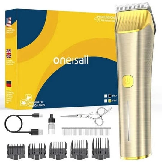 oneisall-rk-034-dog-clippers-for-grooming-2-speed-low-noise-dog-grooming-kit-with-detachable-metal-b-1