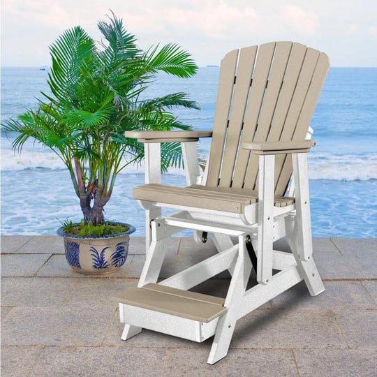os-home-and-office-furniture-model-516wwwt-fan-back-balcony-glider-in-weatherwood-with-a-white-base-1