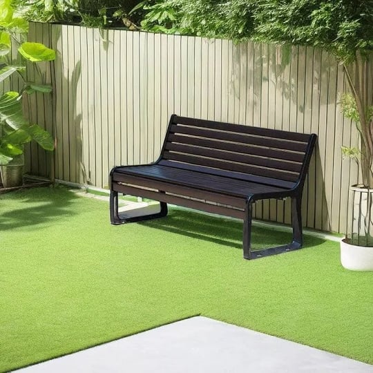 outdoor-bench-patio-garden-fashion-long-row-benches-iron-1