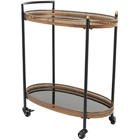 oval-black-and-bronze-rolling-bar-cart-brown-30l-x-15-8w-34h-metal-glass-kirklands-home-1