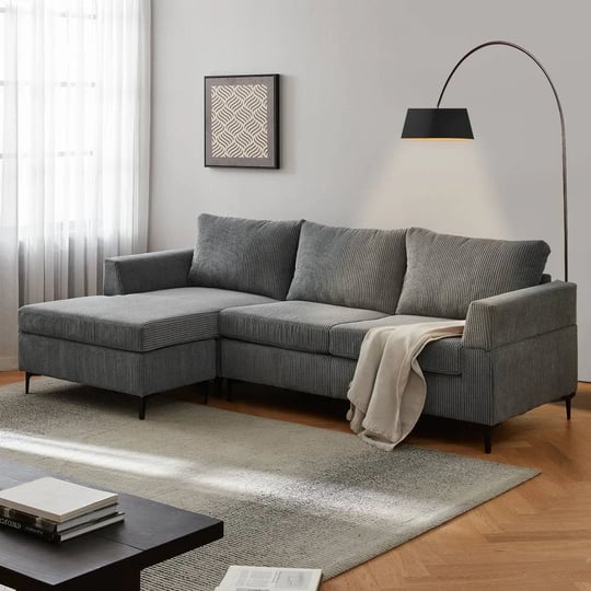 ovios-96-4-living-room-sofa-reversible-chaise-corduroy-fabric-with-ottoman-corduroy-fabric-gray-1