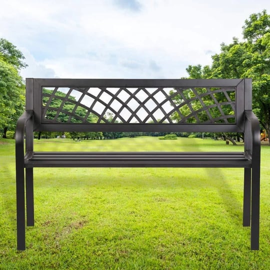 patio-park-garden-bench-porch-path-chair-outdoor-deck-steel-frame-1