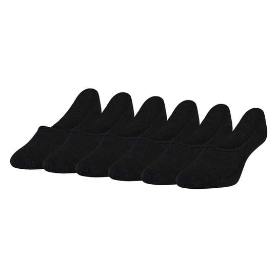 peds-womens-spun-poly-half-cushion-no-show-liner-socks-6-pairs-size-shoe-5-10-black-1