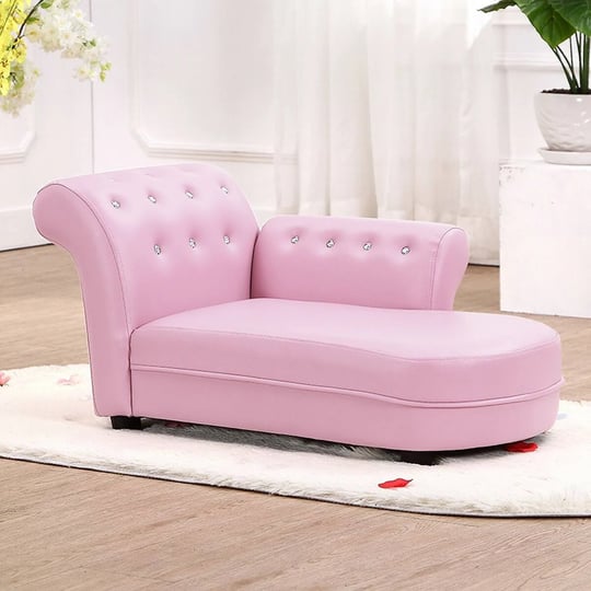 pink-kids-sofa-chaise-lounge-armrest-chair-relax-couch-bedroom-living-room-1