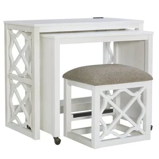 powell-norwich-3-piece-nesting-rolling-desk-set-with-stool-white-1