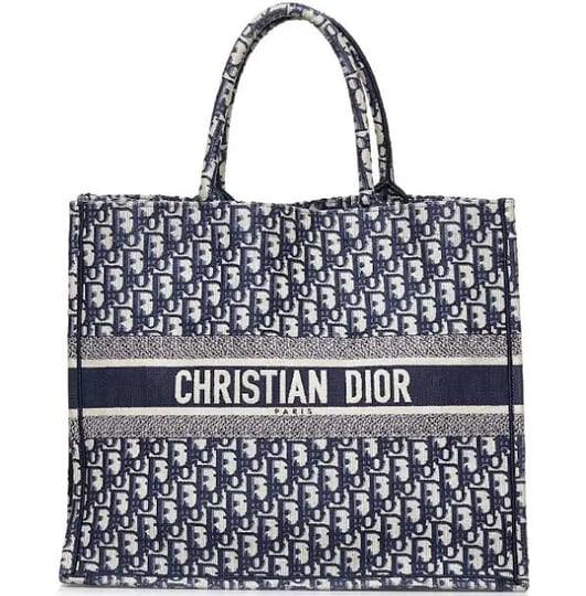 pre-owned-dior-oblique-book-tote-bag-blue-1