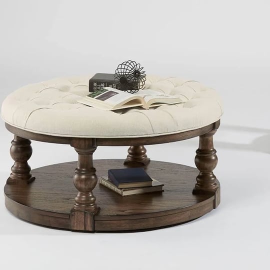 procomfort-living-room-round-upholstered-cocktail-table-cognac-1