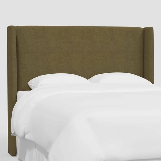 queen-antwerp-wingback-headboard-in-linen-olive-threshold-1
