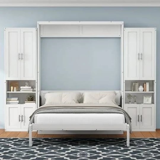 queen-size-murphy-bed-with-2-side-cabinet-storage-shelves-68-inch-cabinet-bed-folding-wall-bed-with--1