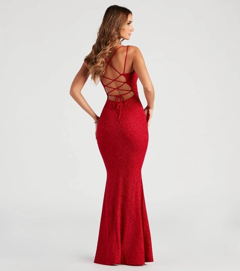 rachel-formal-glitter-lace-up-dress-in-red-size-large-windsor-1