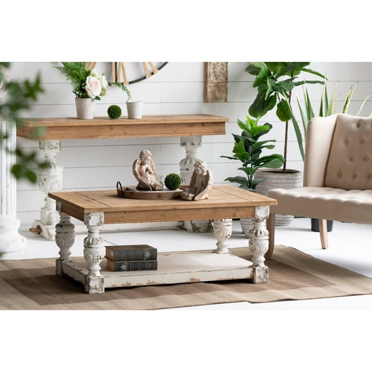 rectangle-coffee-wooden-coffee-table-french-country-coffee-table-brown-antique-white-1
