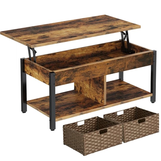 rolanstar-coffee-table-lift-top-with-hidden-storage-compartment-and-2-rattan-baskets-41-7-retro-cent-1