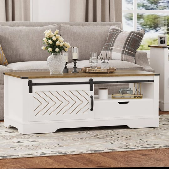 royalcraft-farmhouse-coffee-table-with-storage-and-sliding-barn-door-48-rustic-table-with-open-shelv-1