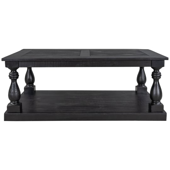 rustic-solid-wood-floor-shelf-coffee-table-with-storage-black-1