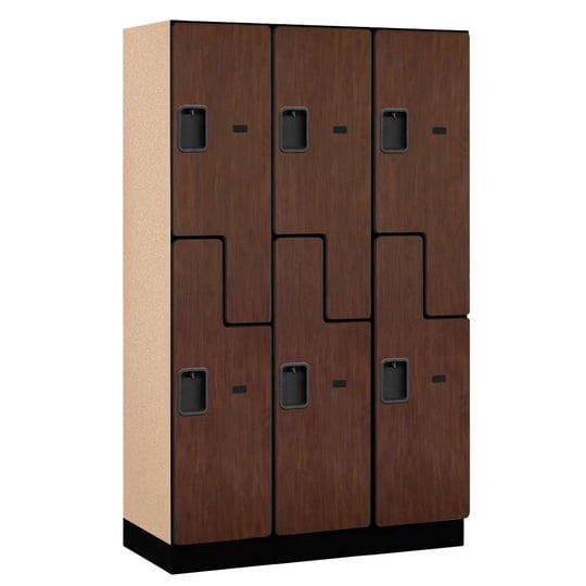 salsbury-industries-extra-wide-designer-wood-locker-double-tier-s-style-3-wide-6-feet-high-18-inches-1