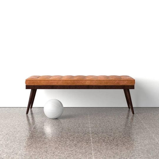 sammy-genuine-leather-solid-wood-bench-allmodern-color-cognac-tan-1
