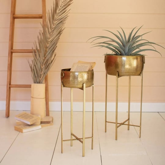 set-of-2-brass-finish-planters-with-stands-1