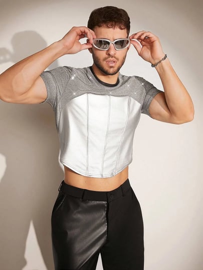 shein-mens-sparkling-round-neck-crop-sleeve-crop-top-for-summers-1