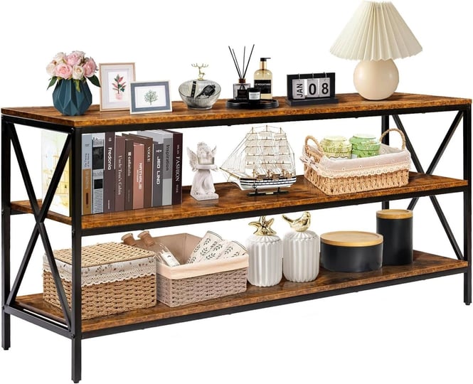 short-bookshelf-book-shelf-for-office-low-bookshelf-under-window-metal-2-tier-horizontal-bookshelf-l-1