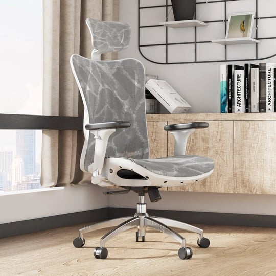 sihoo-m57-ergonomic-mesh-office-chair-light-grey-new-arrival-1