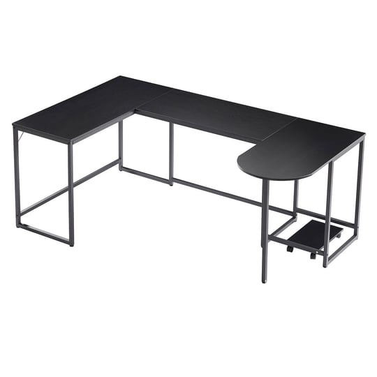 sinofurn-78-7-in-black-rustic-u-shaped-desk-stainless-steel-sya480017bk-1