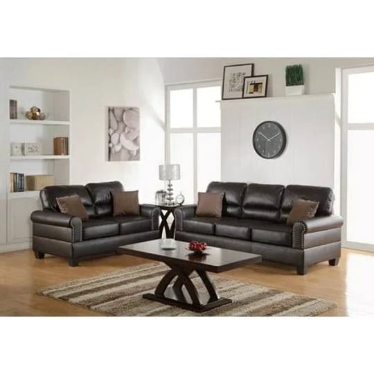 sofa-and-loveseat-contemporary-style-2pcs-sofa-set-espresso-faux-leather-nailhead-trim-living-room-f-1