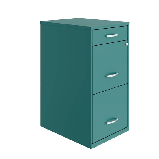 space-solutions-18-in-deep-3-drawer-metal-organizer-file-cabinet-with-pencil-drawer-teal-1