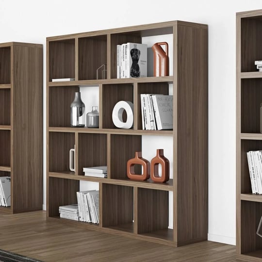 stetson-geometric-bookcase-allmodern-color-walnut-size-4-shelves-63-h-x-59-w-x-13-d-1