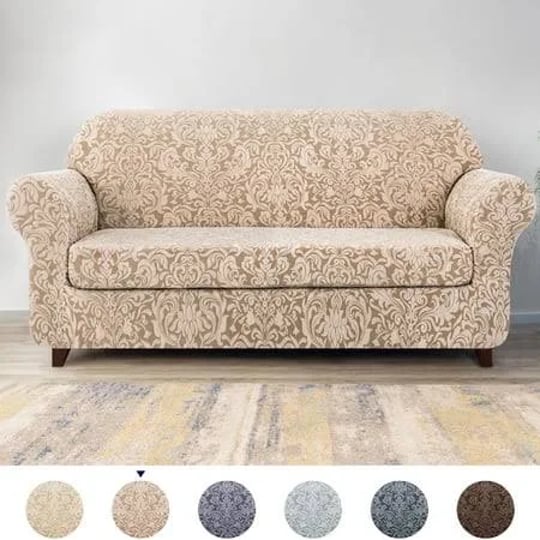 subrtex-2-piece-jacquard-damask-stretch-sofa-cover-loveseat-slipcover-oatmeal-size-loveseat-2-seater-1