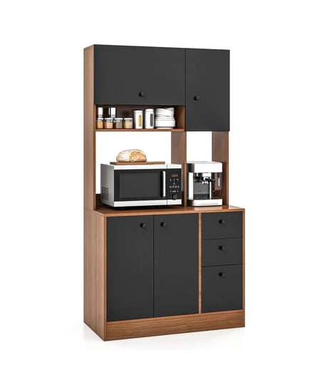 sugift-71-inch-kitchen-pantry-with-3-storage-cabinet-and-3-deep-drawers-walnut-brown-1