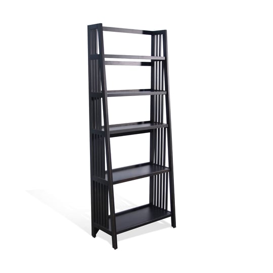sunny-designs-black-walnut-72-folding-bookcase-1