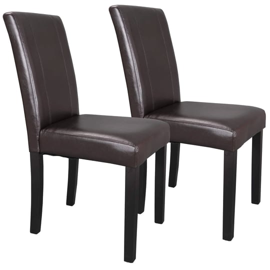 super-deal-wood-leatherette-padded-parson-dining-chair-waterproof-oilproof-stretch-kitchen-dining-ro-1