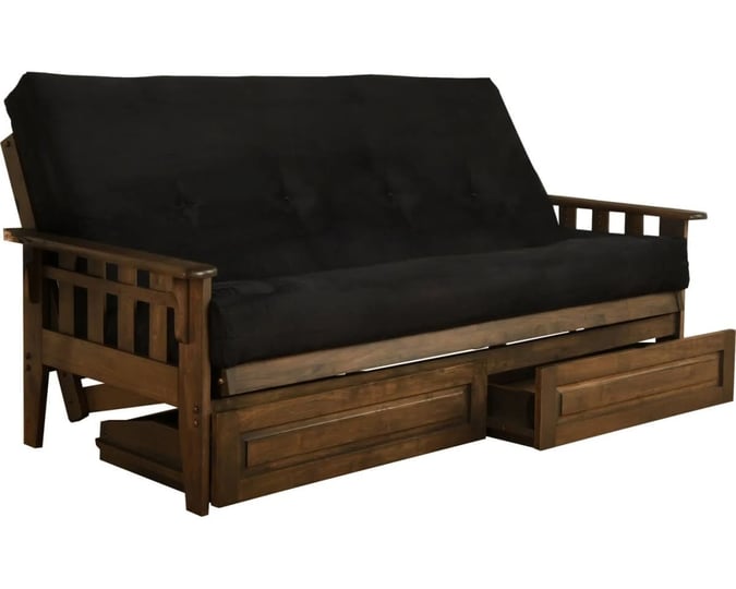 templeton-tucson-rustic-walnut-futon-frame-with-suede-black-mattress-storage-drawers-full-size-1