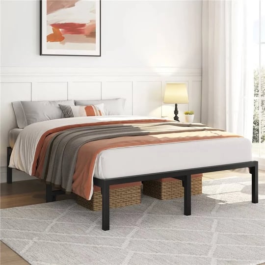 topeakmart-13-modern-full-size-metal-bed-frame-no-screws-and-box-spring-needed-black-1