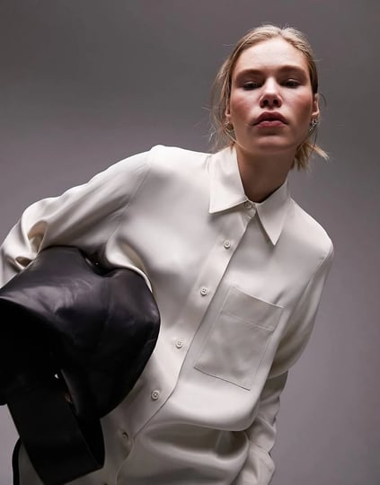 topshop-longline-satin-shirt-in-oyster-white-1