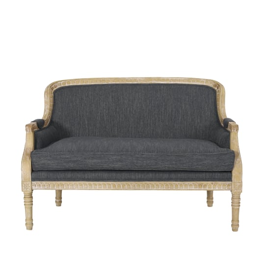 trask-french-country-fabric-upholstered-loveseat-charcoal-and-natural-1