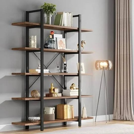 tribesigns-5-tier-bookshelf-70-inch-vintage-industrial-style-bookcase-for-home-office-retro-brown-an-1