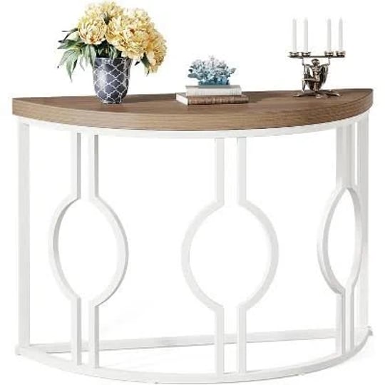 tribesigns-half-moon-console-table-43-semi-circle-sofa-table-beige-brown-1