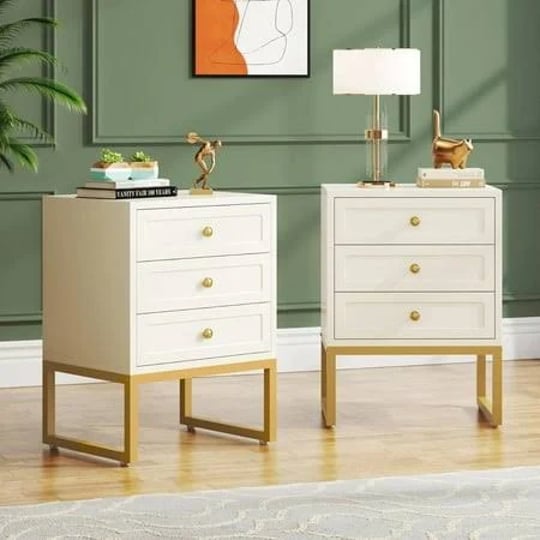 tribesigns-modern-nightstand-with-3-drawers-wood-bed-side-table-for-bedroom-tall-white-gold-night-st-1