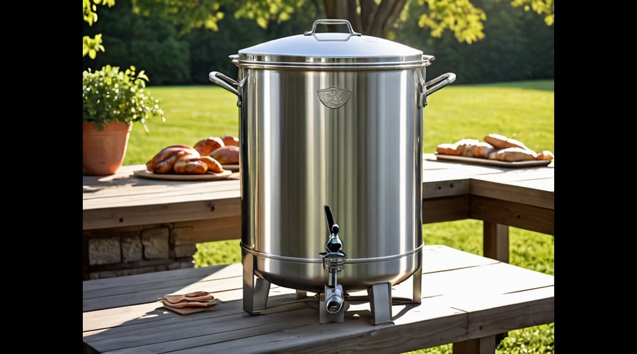 Find the perfect turkey fryer pot for your holiday cooking needs with our comprehensive guide, comparing capacities, materials, and features to help you choose the right size and style for your feast.