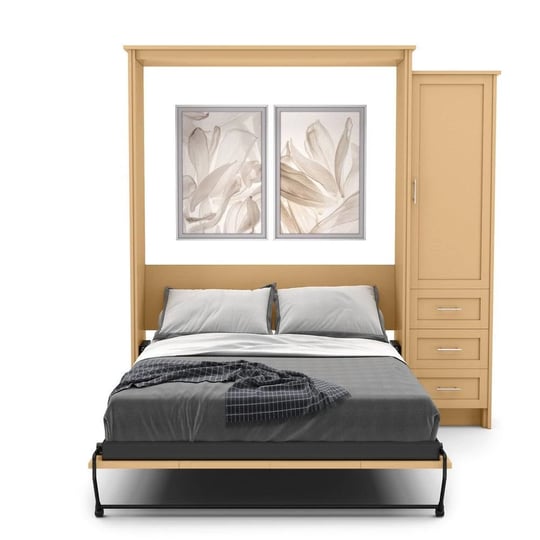 twin-size-murphy-bed-right-cabinet-shaker-style-brushed-nickel-pulls-paint-grade-unfinished-upper-ca-1