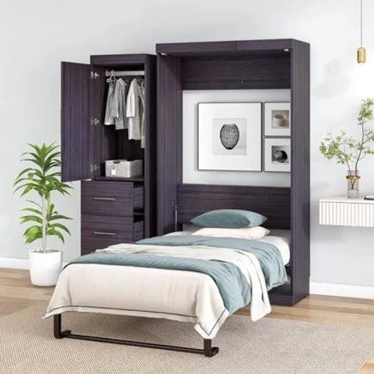 twin-size-murphy-bed-with-wardrobe-and-drawers-storage-bed-can-be-folded-into-a-cabinet-gray-size-94-1
