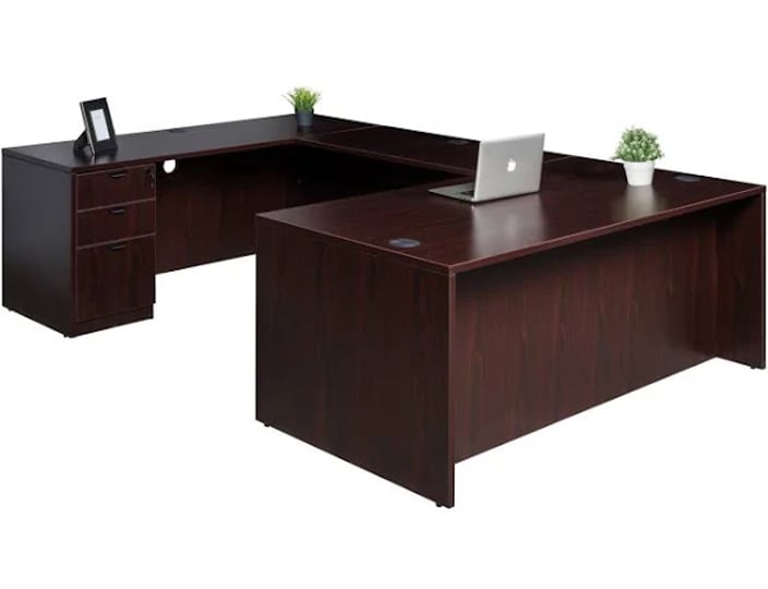 u-shaped-desk-with-drawers-mahogany-commerce-laminate-by-boss-office-products-1