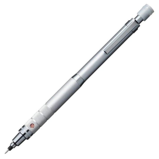 uni-kuru-toga-roulette-mechanical-pencil-silver-0-5-mm-1